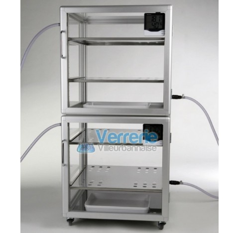 Dessicateur a gaz Vol. utile 140 LitresDim. Ext. 560 x 1150 x 580 Dim. Int. 495 x 500 x 540mm par ch