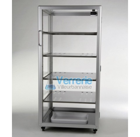 Dessicateur Vol. utilisable 280 Litres Dim. Ext : 560 x 1150 x 580 mm Dim. Int : 495 x 1030 x 540 mm