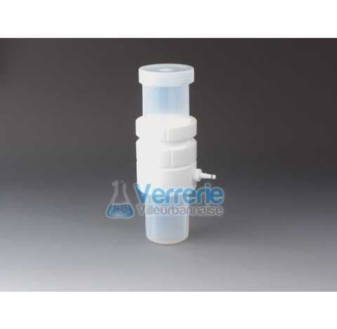 Vacuum filter, PTFE for membrane diam 47mm ,filtration surface 13,8 qcm , capaciting filling: 240 ml