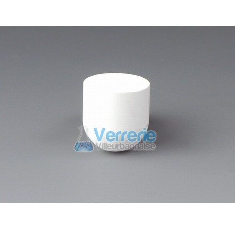 Gas frit, PTFE OD 15mm length 15 mm receiver M6X1 , pore size 3 um suitable for scrubber bottles and