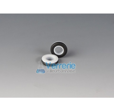 Special gasket, PTFE and FPM for stirrer shaft diam 6 mm temperature resistance: -200 to 250 degree.