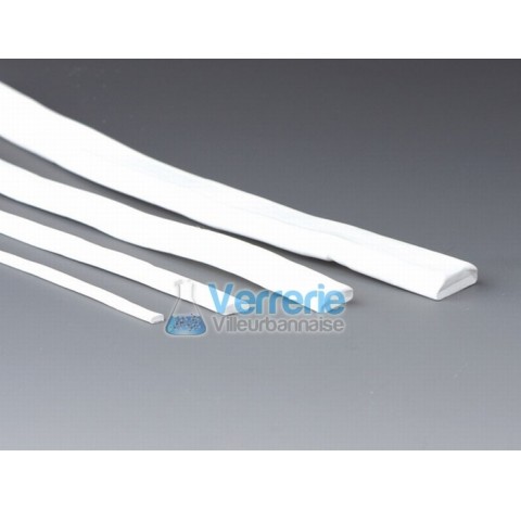 Flat sealing tape, PTFE thickness 5 mm width 2 mm length 25 meter deformable , virginal PTFE flat ta