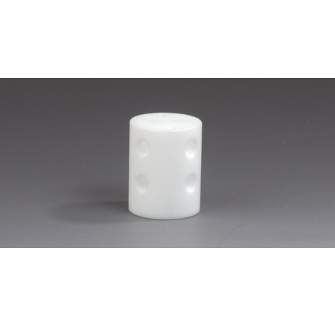 HPLC Miniature distributor, PTFE for tubing IDxOD: 0,8x1,6 (1/32x1/16) 9 connections thread UNF1/428