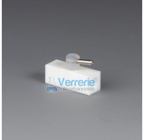 HPLC miniature 2 way stopcocks, PTFE for tubing IDxOD: 1,6x3,2 (1/16x1/8) 2 connections female threa