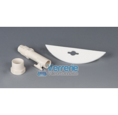 Moon shaped blades ,PTFE and PEEK diam 90 mm height 24 mm thickness 3 mm for shaft diam 10 mm wrench