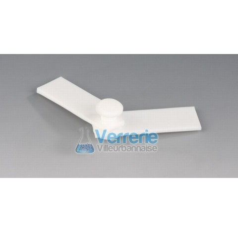 Centrifugal stirrer blades , PTFE Stirring diam 90mm blade dimension : 2,5 mm temperature resistance