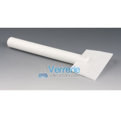Scrapers, PTFE total lenght 160 mm width of blade 50 mm diam of handle 20mm temperature resistance: 
