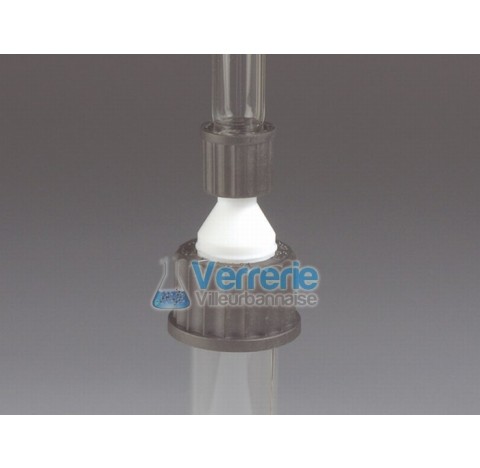 Reducing Adapter screw thread female GL45 - male GL32 lenght 33mm temperature resistance -200 to 250