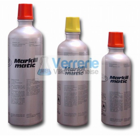 Flacon de surete a  Litre pour produits toxiques a nocifs a inflammables a polluants  Bouchon jointe