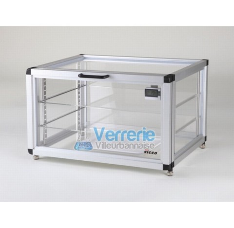 Star dessicateur horizontal en PMMA Volutilisable 42 litres Dim. Ext. 525 x 340 x 375mm Dim. Int. 48