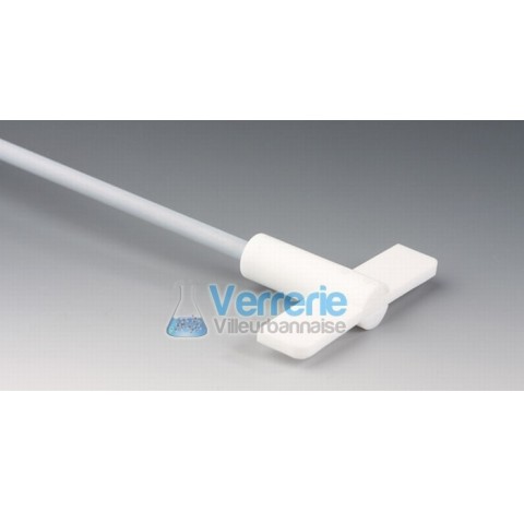 Stirrer shafts with blade RCD , PTFE Lenght 1200 mm shaft diam 16 mm chucking diam 10mm blade dimens