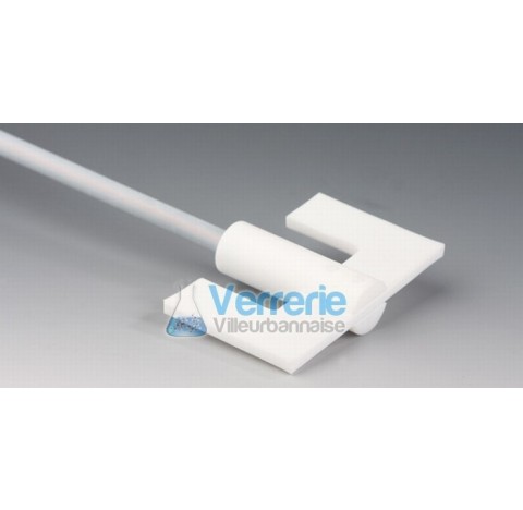 U shaped stirrer shafts RCD ,PTFE Lenght 1200 mm shaft diam 16 mm chucking diam 10mm blade dimension