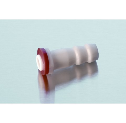 Plastic hose connection with silicone rubber seal, straight, GL 14