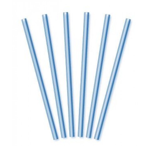 Paille en verre à boire diamètre externe 9 mm longueur 230 mm, diamètre interne 6 mm, boite de 200 p