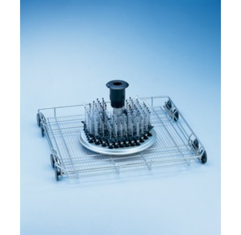 Panier inferieur a injection avec 96 gicleurs pour petits tubes a essai ou a centrifuge  Modele : U 