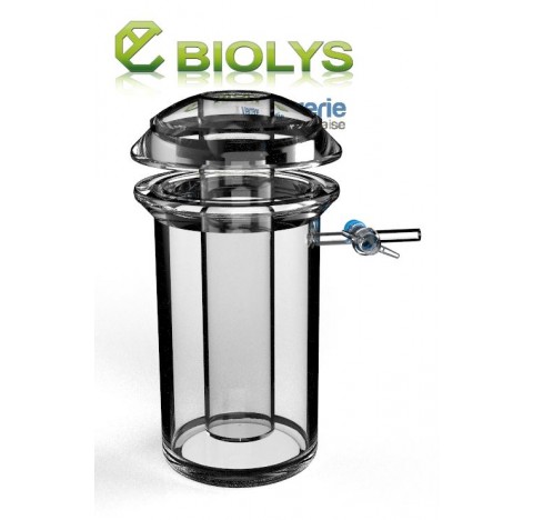 Piege à froid en verre en deux parties