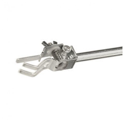 Micro clamp clamping diameter 0 to 20 mm , rod diameter x length 12 x 150 mm ,steel zincked , finger