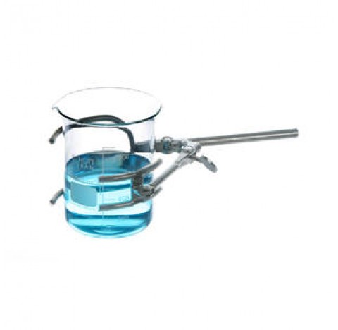 Retort clamps special 4 progs clamping 0 to 120 mm , diameter x length of rod : 12 x 150 mm ,Stainle