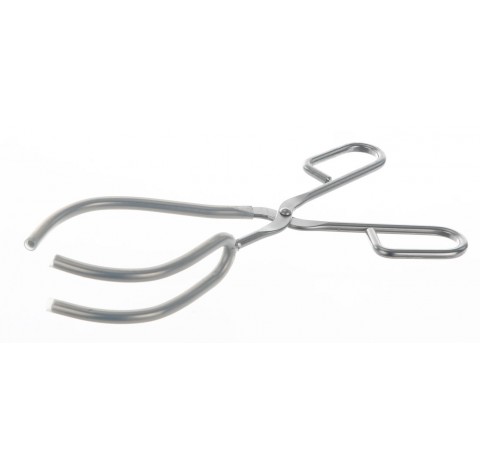 Beaker tong, silicone tip length 150 mm , clamping diameter 25/100 mm , total length 250 mm ,stainle