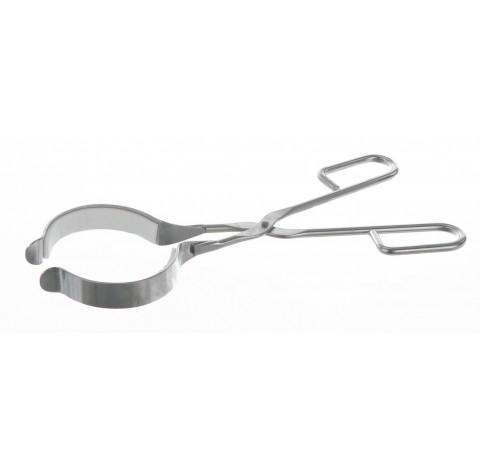 Beaker tong , ceramic tip length 170 mm , clamping diameter 60/100 mm , total length 300 mm ,stainle