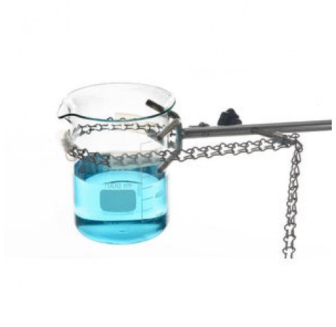 Chain clamp clamping 50 to 160 mm , diameter x length of rod : 12 x 250 mm ,stainless steel , chain 
