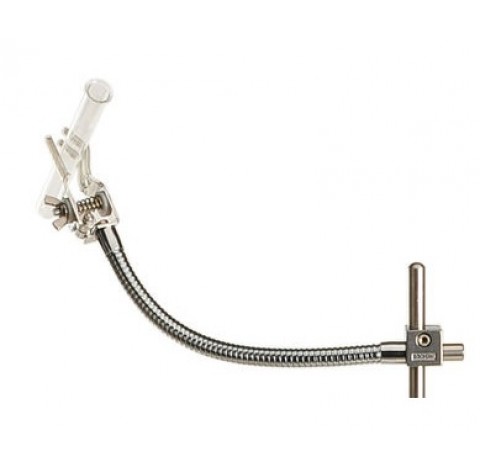 Retort clamp special flexible shaft clamping 0 to 20 mm , diameter x length of flexible shaft : 12 x