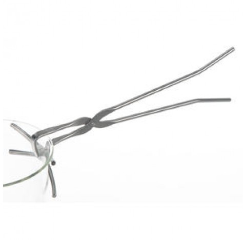 Tong for dishes tip length 65 mm , clamping diameter 100/250 mm , total length 250 mm ,stainless ste