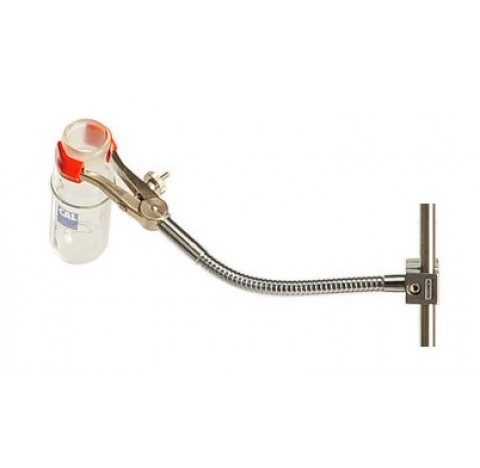 Retort clamp special flexible shaft clamping 15 to 65 mm , diameter x length of flexible shaft : 12 
