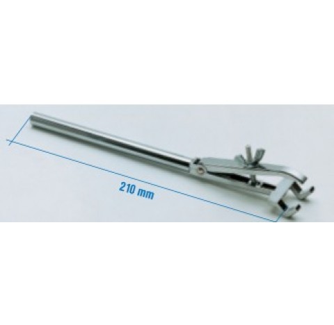 Pince pour burette en metal chrome trips, pour diametre de 4 a 20 mm