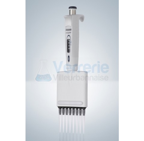 Pipette 8 canaux vol. 0,5 - 10 UL Labopette variable autoclavable ,precision 2,4 pour cent ,repetabi
