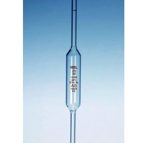 Pipette 1 trait a bulbe classe AS 1ml