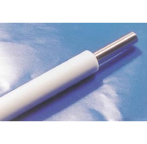 PTFE Stirrer Shaft, Plain, Exposed End Shaft 19, End diam 14, L 750mm