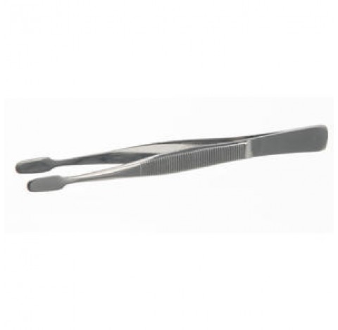 Coverglas forceps length 105 mm ,stainless steel and PTFE with two supporting devices for 26,9 mm tu