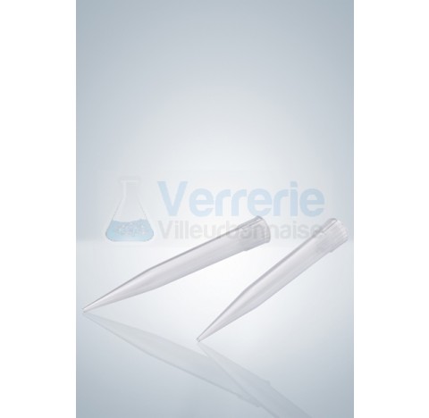 Pointes transparentes 5 - 300 ul pack de 1000 pieces certifiees conforme pour Labopette sans cadmium