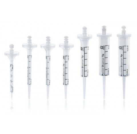 Set de Pointes DD II, jeu de 20 pièces de 0,5/1/1,25/2,5/5/10/12,5 ml, vrac, codage de volume