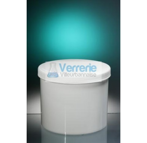 Pot 1070ml PP wh height 106 diameter 120et screw cap whand seal na