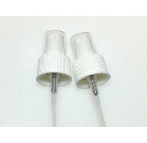 Pompe spray blanche bague 24/410 D200 capot monte