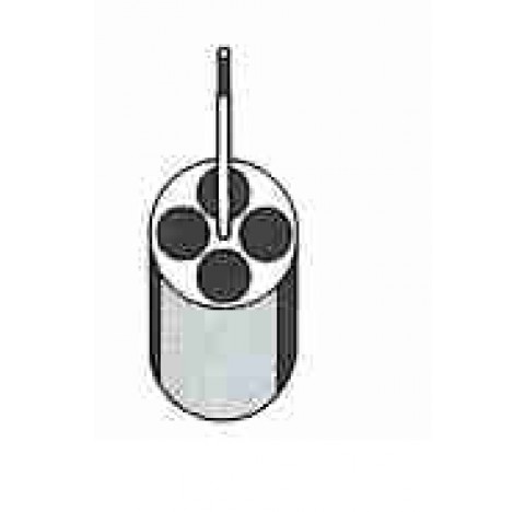 Portoir pour 4 x 4 - 10 ml diametre orifice : 16,5 mm , longueur 56 mm Hettich