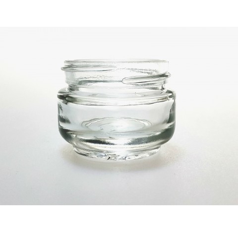 Pot pour creme 15 ml en verre blanc bague 40/400 type Sigma