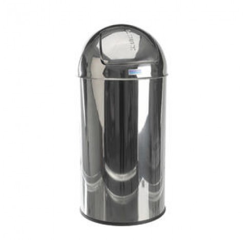 Push safety liter box , diameter rubbish 350 mm height 740 mm ,stainless steel