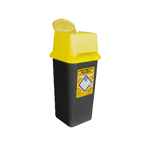 Le collecteur de dechets medicaux SHARPSAFE Modele EXCHANGE NF, d'une capacite de 7 litres, est con‡