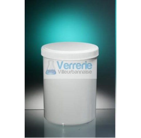 Pot 1L PP wh height 138 diameter 101et screw cap whand seal na