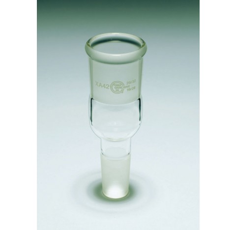 Expansion adapter socket female 29/32 socket male 19/26 for glass apparatus borosilicate 3.3
