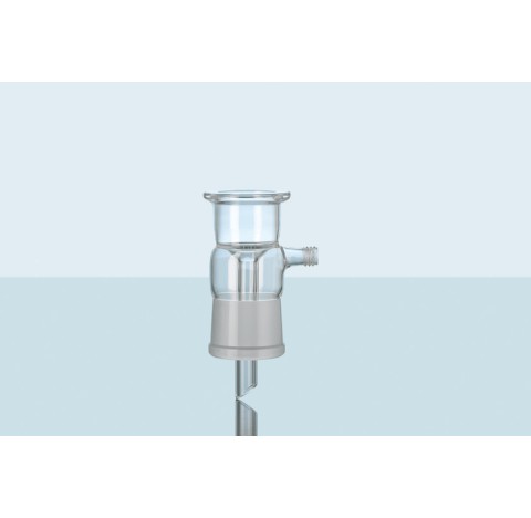 Top part for DURAN filtering apparatus with NS 45/40 with hose connection 9 mm