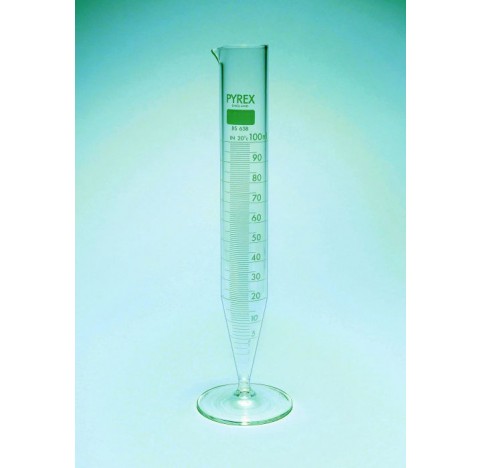 Eprouvette en verre de Crow, classe B