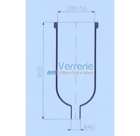 Cuve agroalimentaire 5 litres DN150