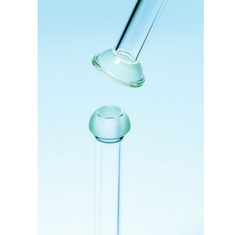 Tube de jonction rodage spherique male MS 13/5 non marque capillaire