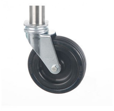 Guide roll for tube diameter 26,9 mm , height : 121 mm , diameter 100 mm , 70 kg max ,Stainless stee