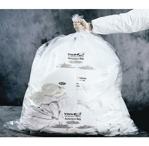 Sacs pour dechets non-dangereux en polypropylene, 27 litres, dimensions 610x483mm, paquet de 200 sac