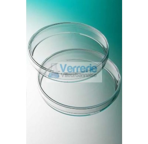 Round petri plate PS naturel whithoutvent height 16.2 diameter 90, 28/bag, ASEPTIC